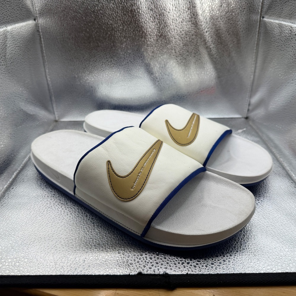 Size 14 Nike Offcourt Slide Mens Sail Gold New DH8081-100 Athletic Sandals